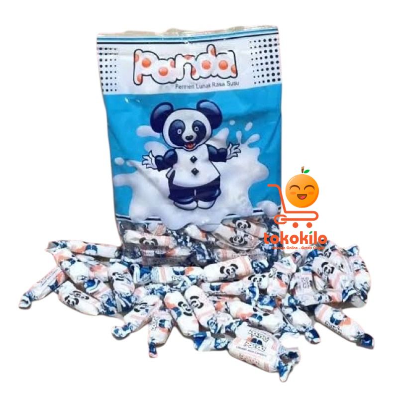Permen Panda Milk Toffee 165gr isi 50
