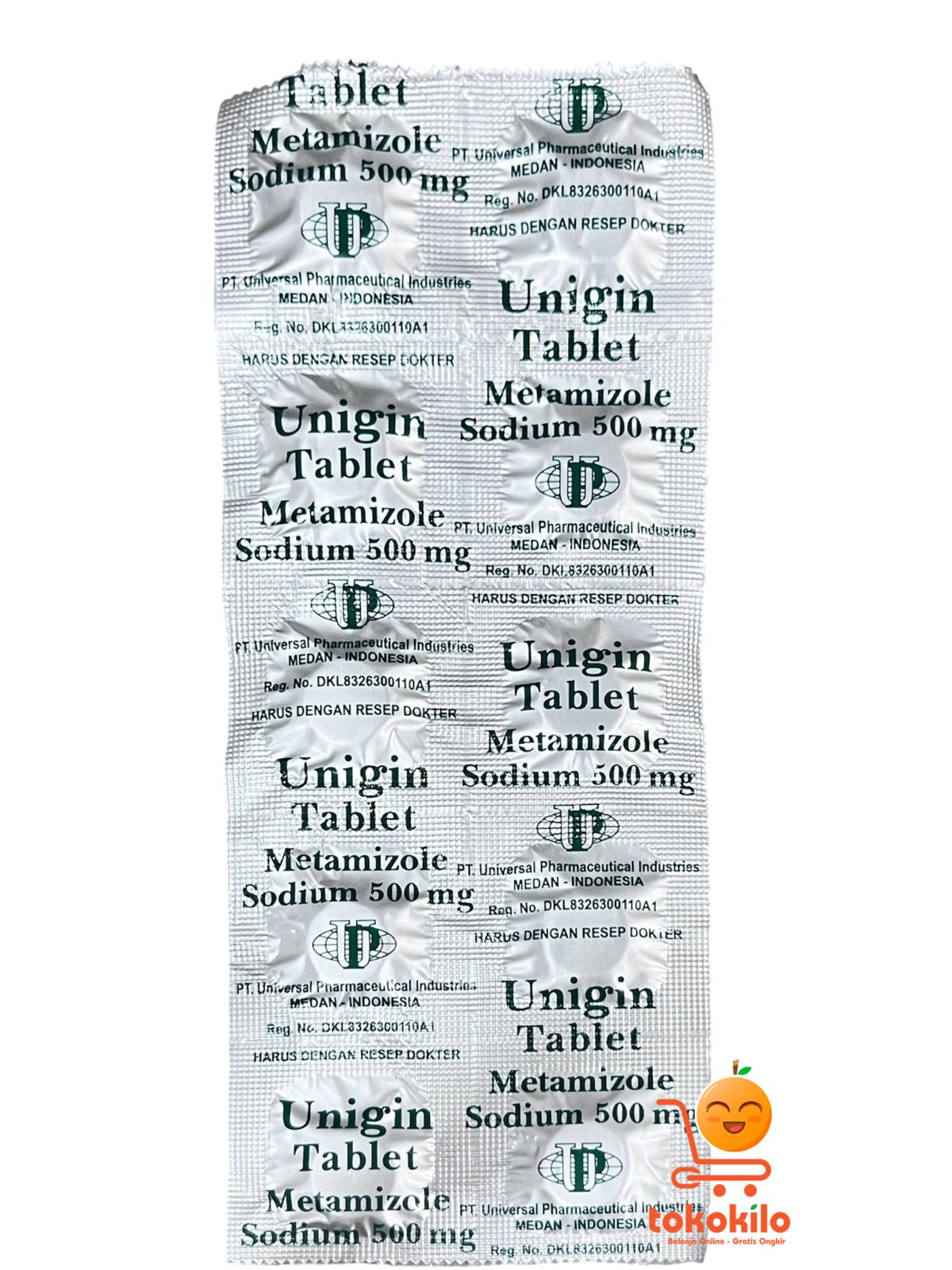 Unigin 500mg (1 Papan X 10 Tablet)