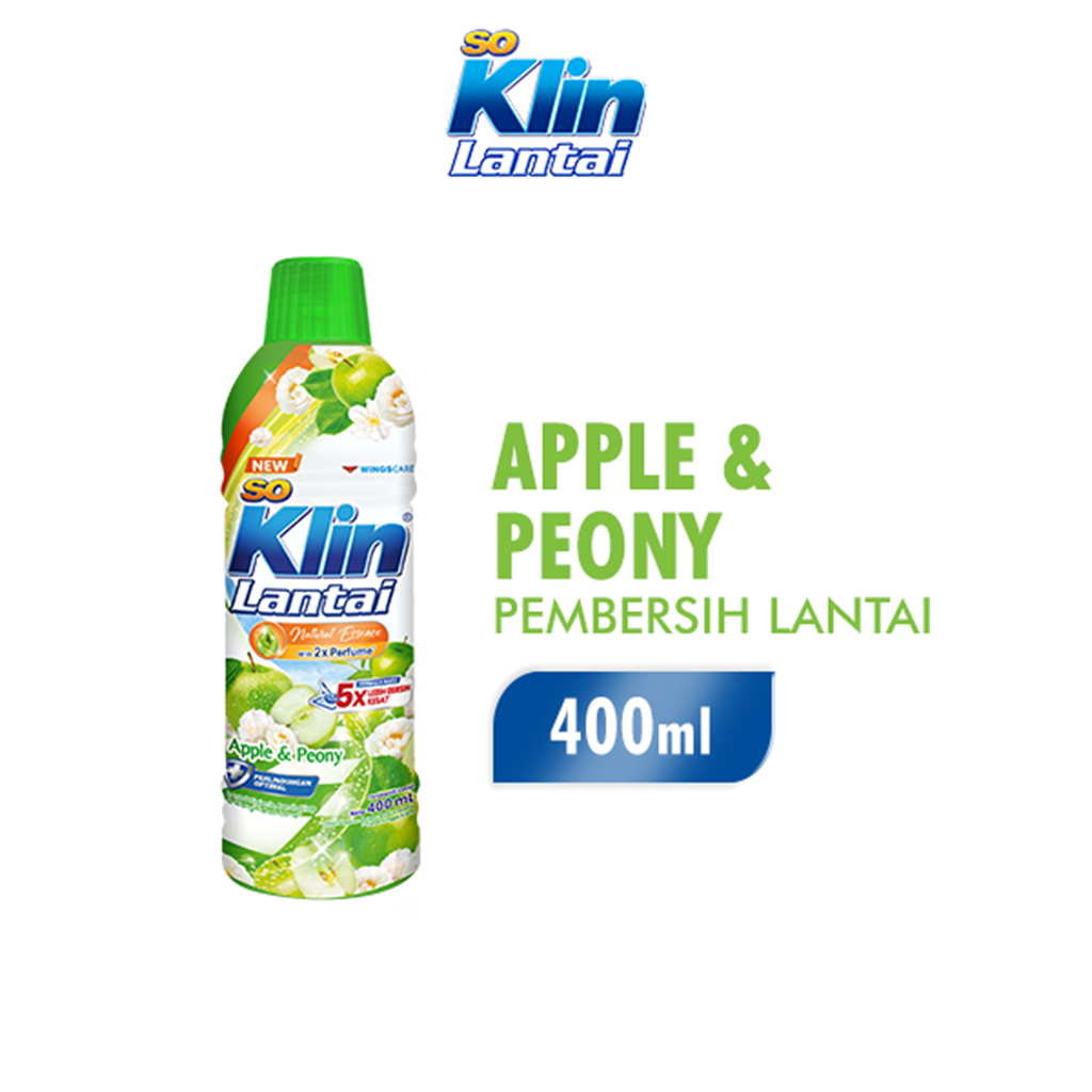 Soklin Lantai Apple & Peony 400ml