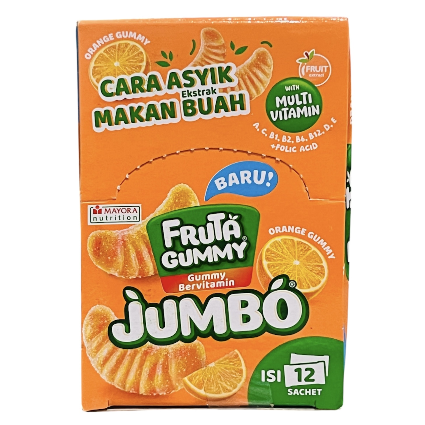 Fruta Gummy Jumbo Orange 15gr (isi 12pcs)