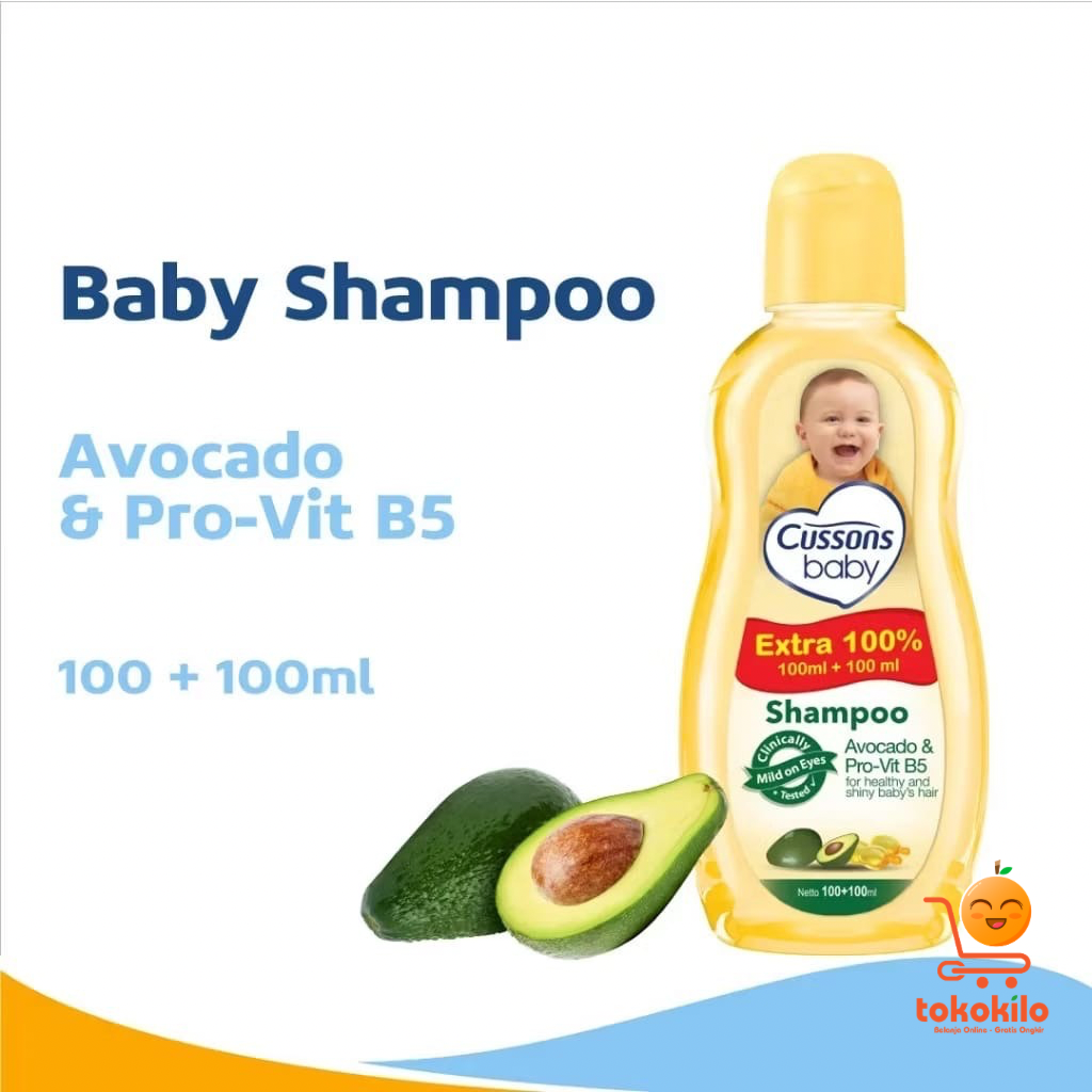 Cussons Baby Shampo Avocado & Pro vit B5 100ml+100ml