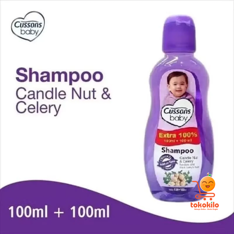 Cusson Baby Shampo Candle Nut & Celery 100ml+100ml