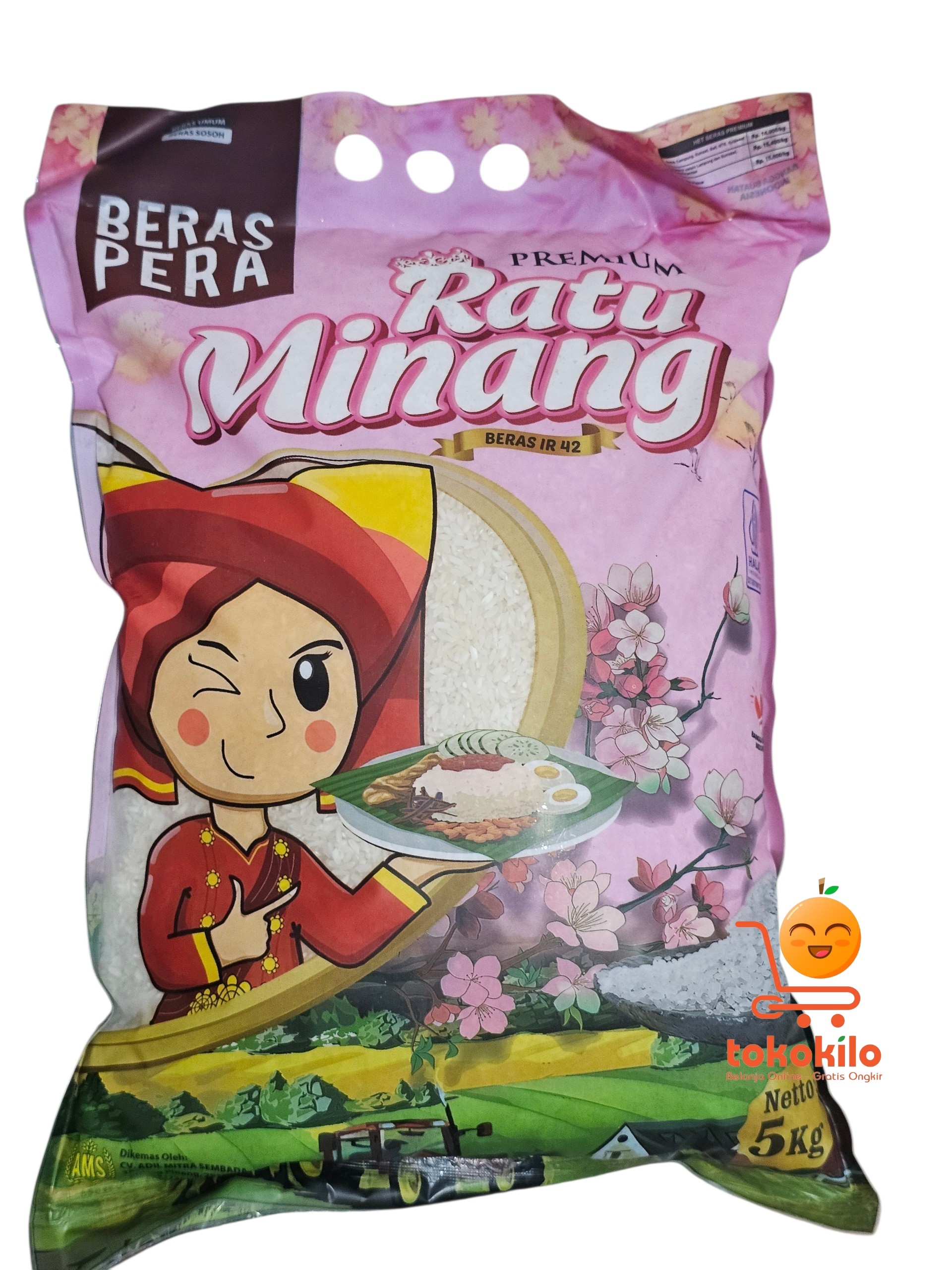 Beras Ratu Minang 5kg, 10kg, 25kg