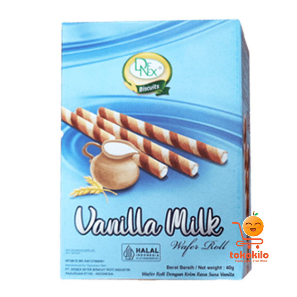 Denex Vanilla Milk Roll 120gr