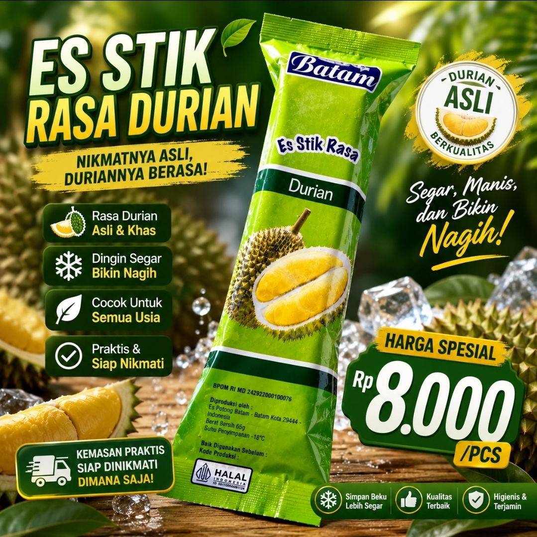 Eskrim DURIAN espotong