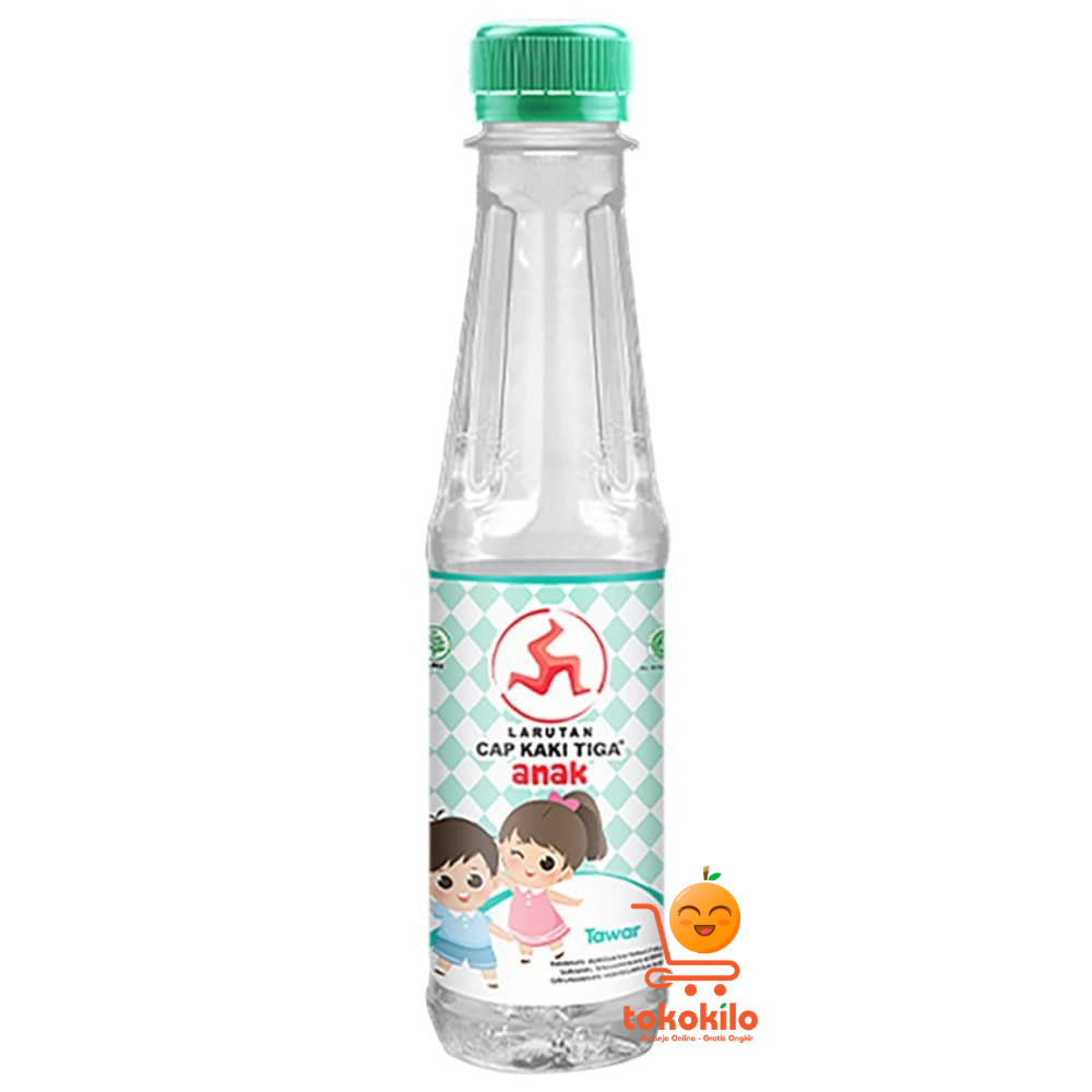 Cap Kaki Tiga Anak Plain 200ml 