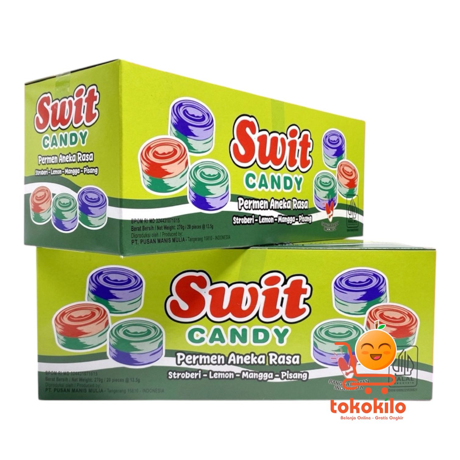 Permen Swit Candy Botol Aneka Rasa 13.5gr isi 20