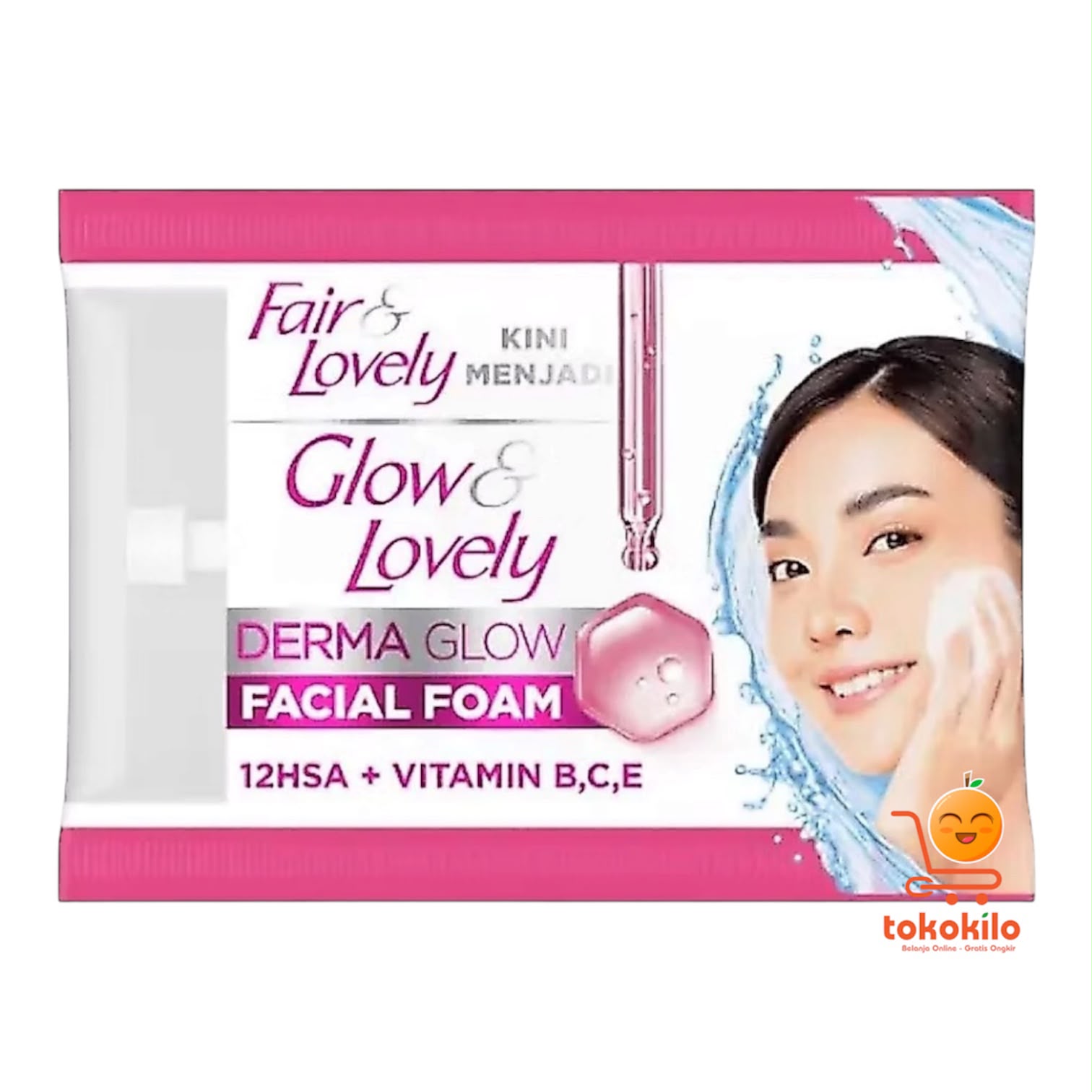 Fair & Lovely Derma Glow Facial Foam 7gr