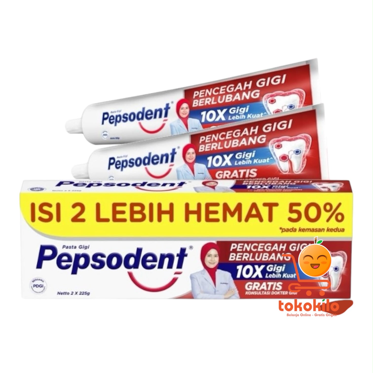 Pepsodent White New Valuepack 24X 225gr 