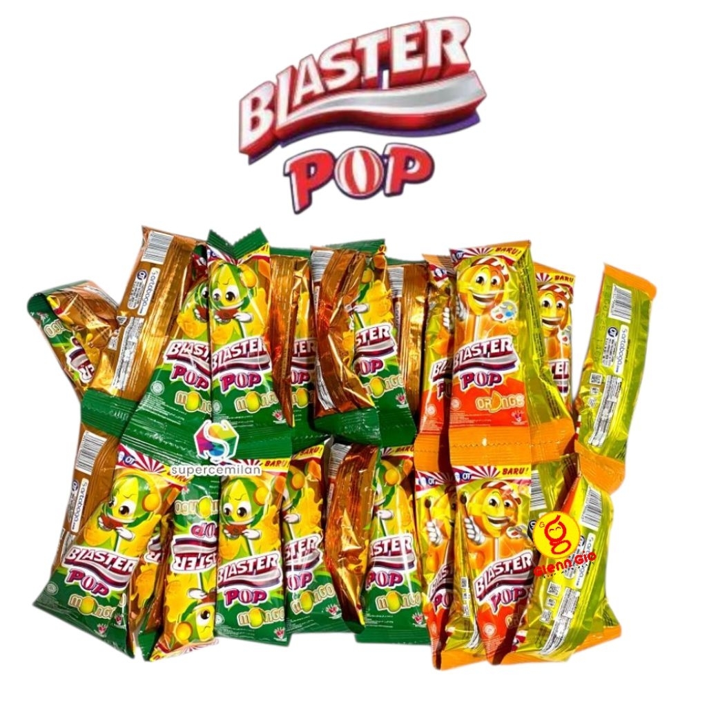 Permen Pop Blaster Lollipop isi 36