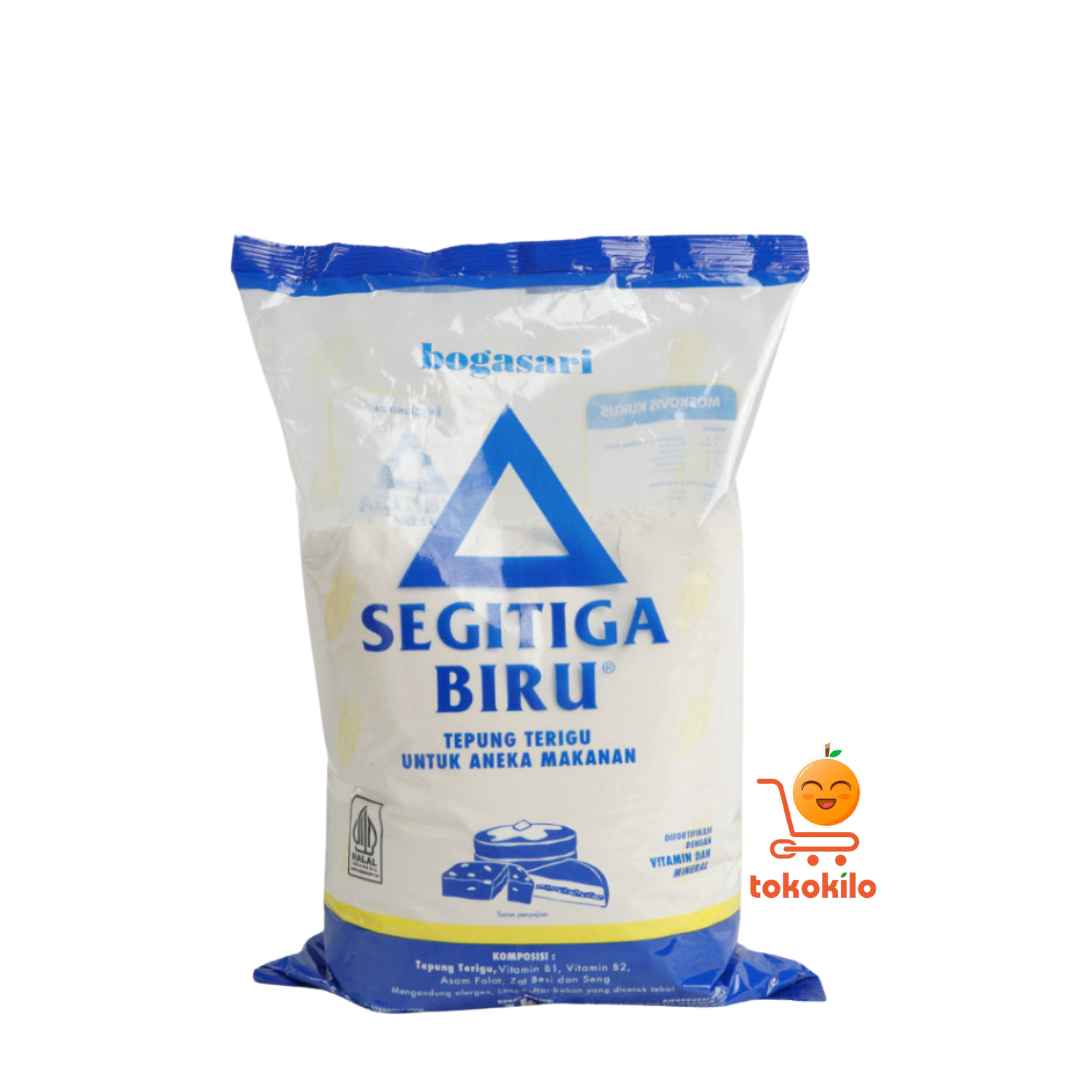 Tepung Segitiga Biru Terigu  500gr, 1kg 