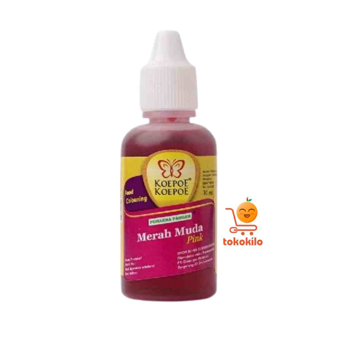 Pewarna Makanan Merah Muda Pink Koepoe Koepoe 30ml.