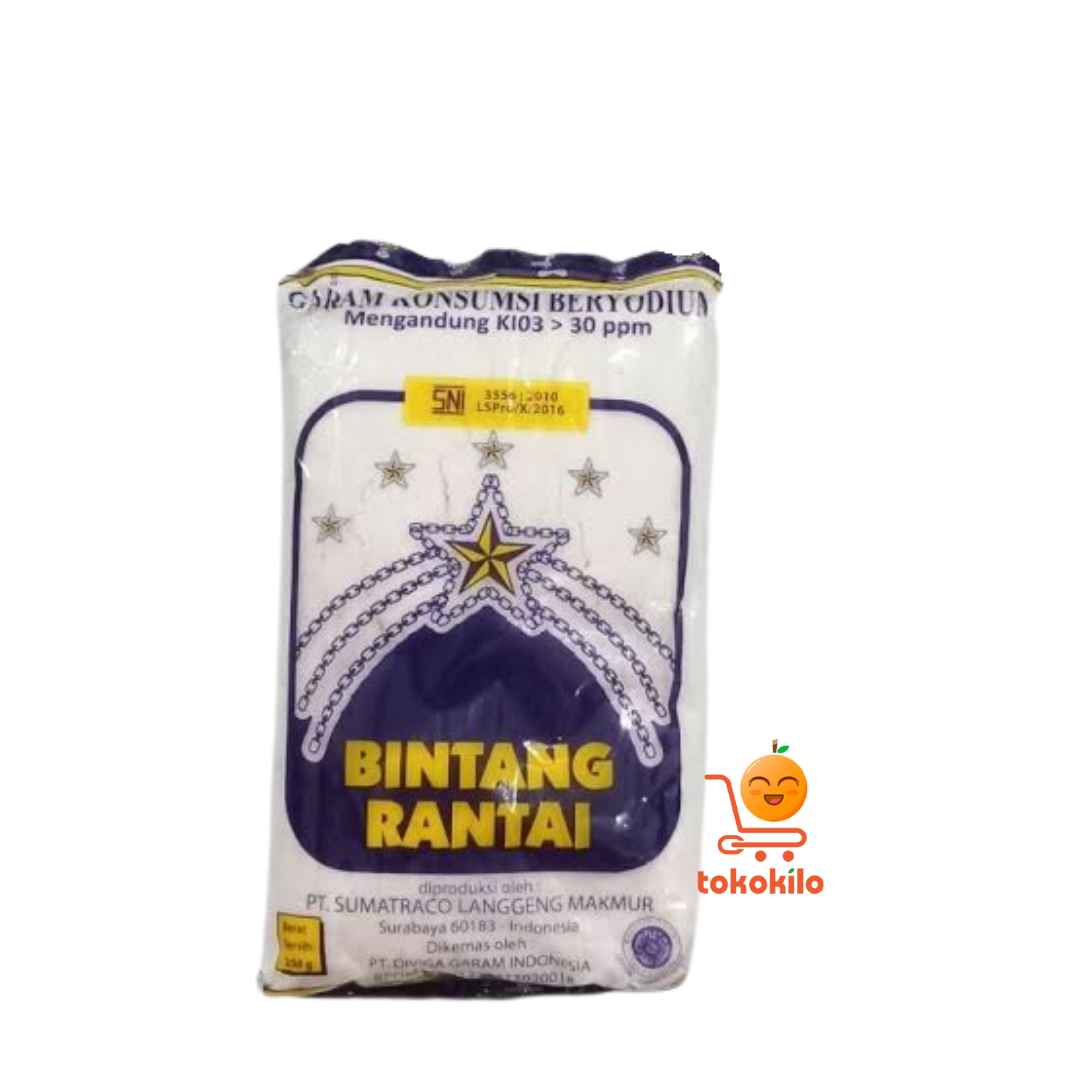 Garam Halus Cap Bintang Rantai 250gr 1KG 
