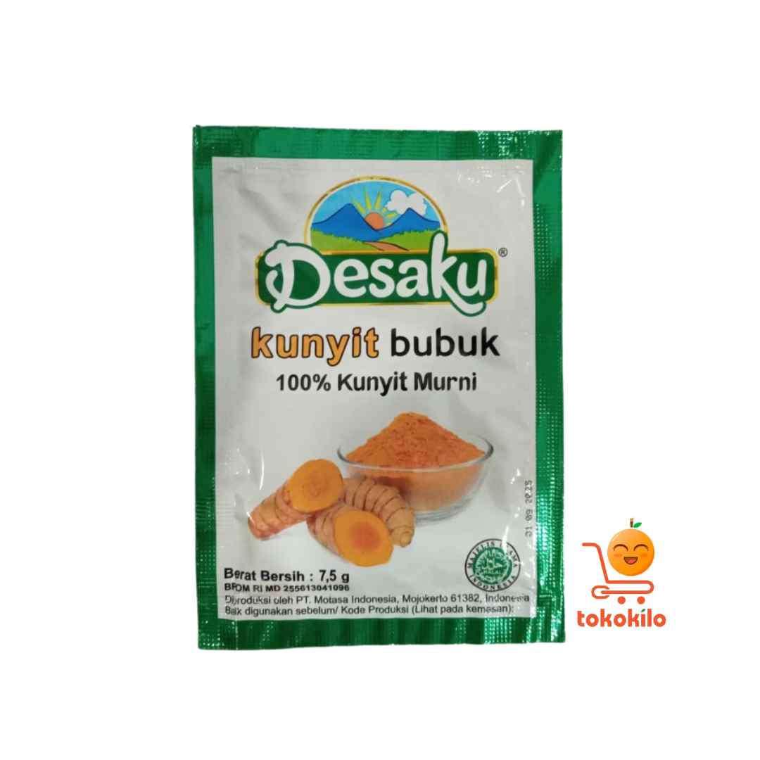 Desaku Kunyit Bubuk 5gr (1 pack = 6 bks)