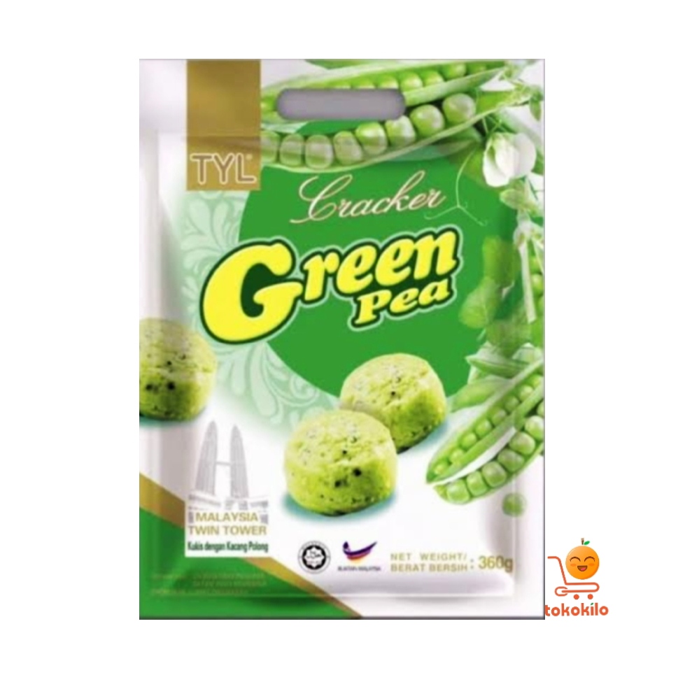 TYL Biskuit Kraker Rasa Kacang Polong 360gr