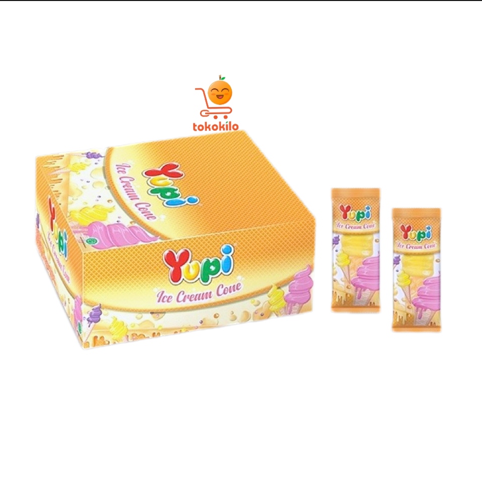 Yupi Ice Cream Cone (1 Pack X 24pcs) 6gr