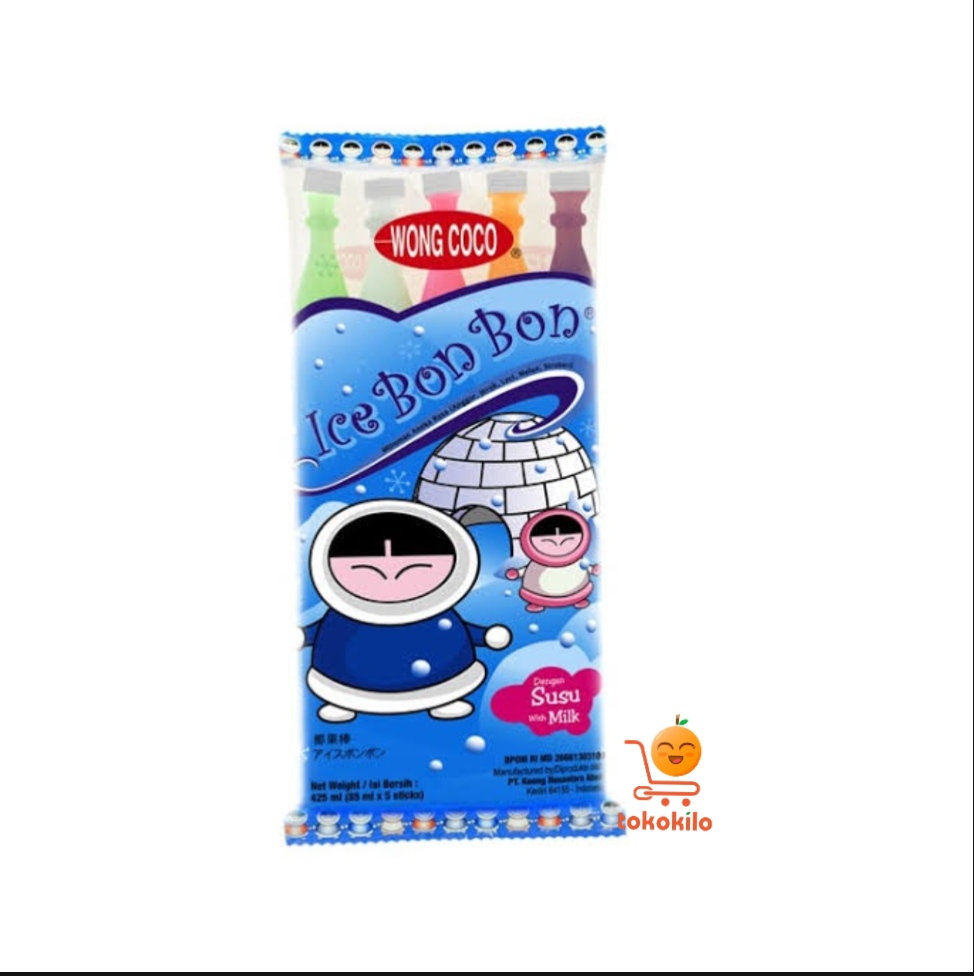 Wong Coco Ice Bon Bon Rasa Aneka Buah dan Susu 425ml