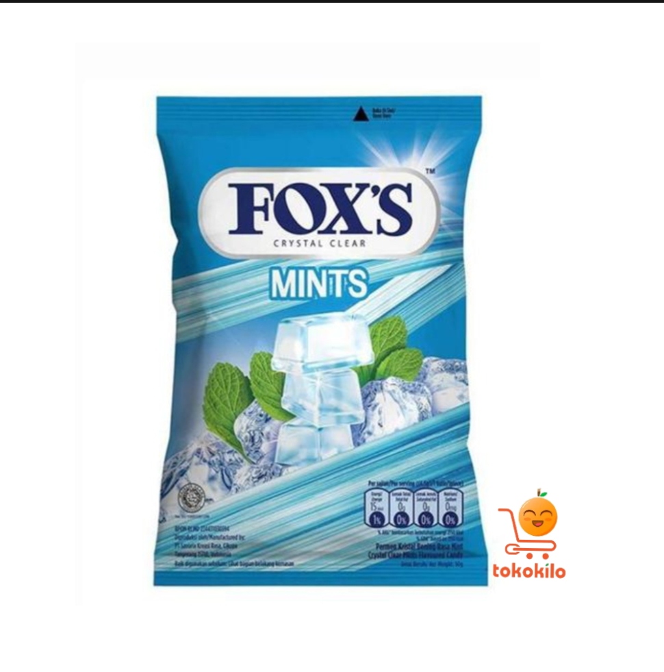 Permen Fox's Rasa Mint 90gr