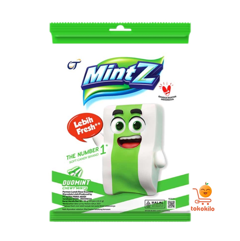 Permen MintZ Chewy Mints Duomint 110gr