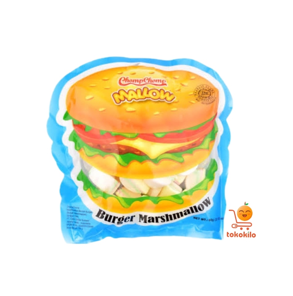 Marshmallow Bentuk Burger 60gr