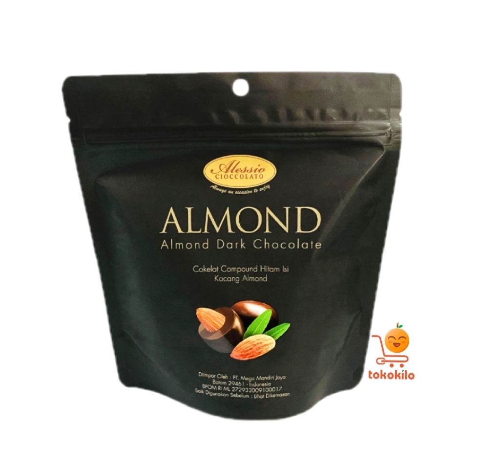 Alessio Almond Dark Chocolate 180gr 