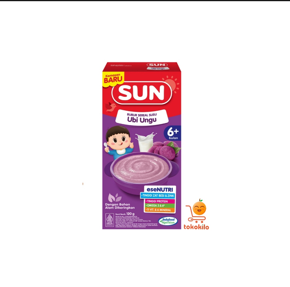 SUN Bubur Sereal Susu Ubi Ungu 120gr