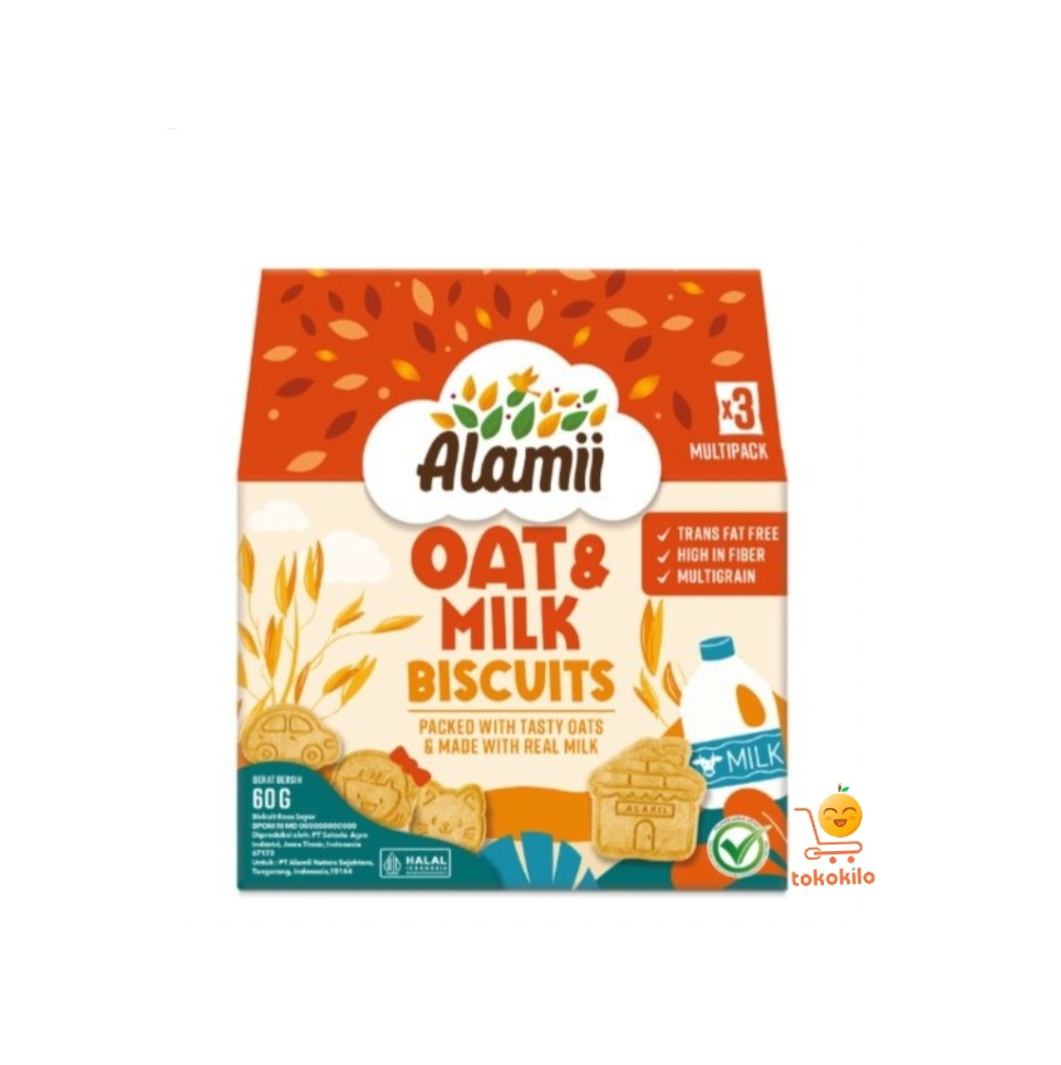 Alamii Oat & Milk Biscuits 60 gr