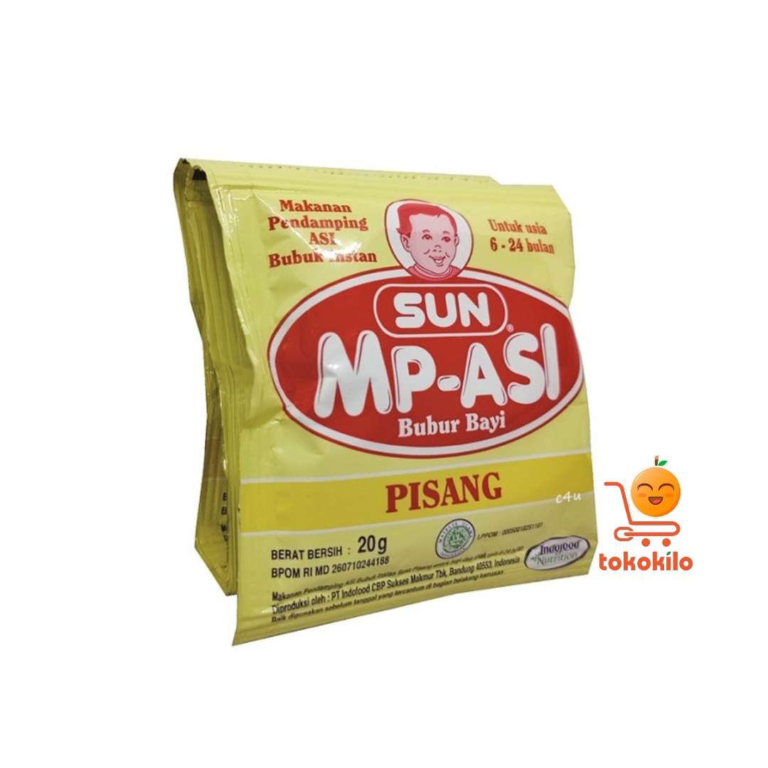 SUN MPASI Bubur Bayi rasa Pisang 20gr (1 Pack 5 bks)