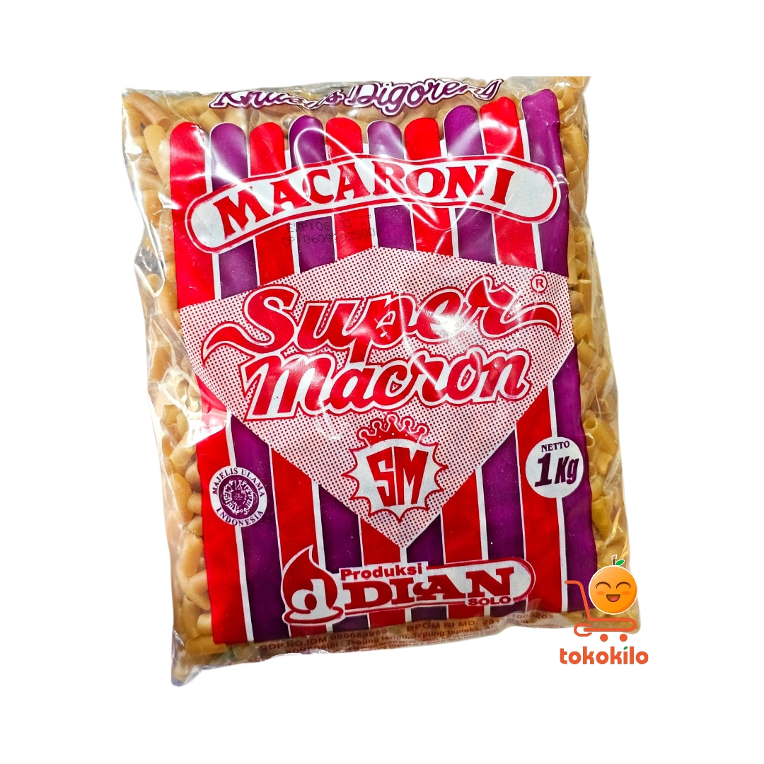 Makaroni Mentah Super Macron 1kg
