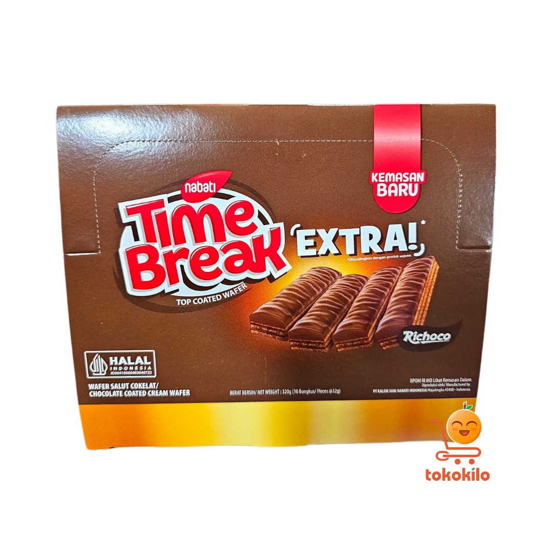 Nabati Time Break EXTRA Richoco 320gr (1 Pack X 10pcs)