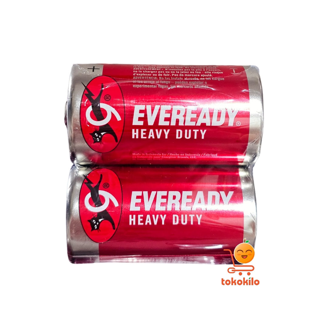 Baterai Eveready Merah Besar Heavy Duty ukuran D kode 1050 SW2