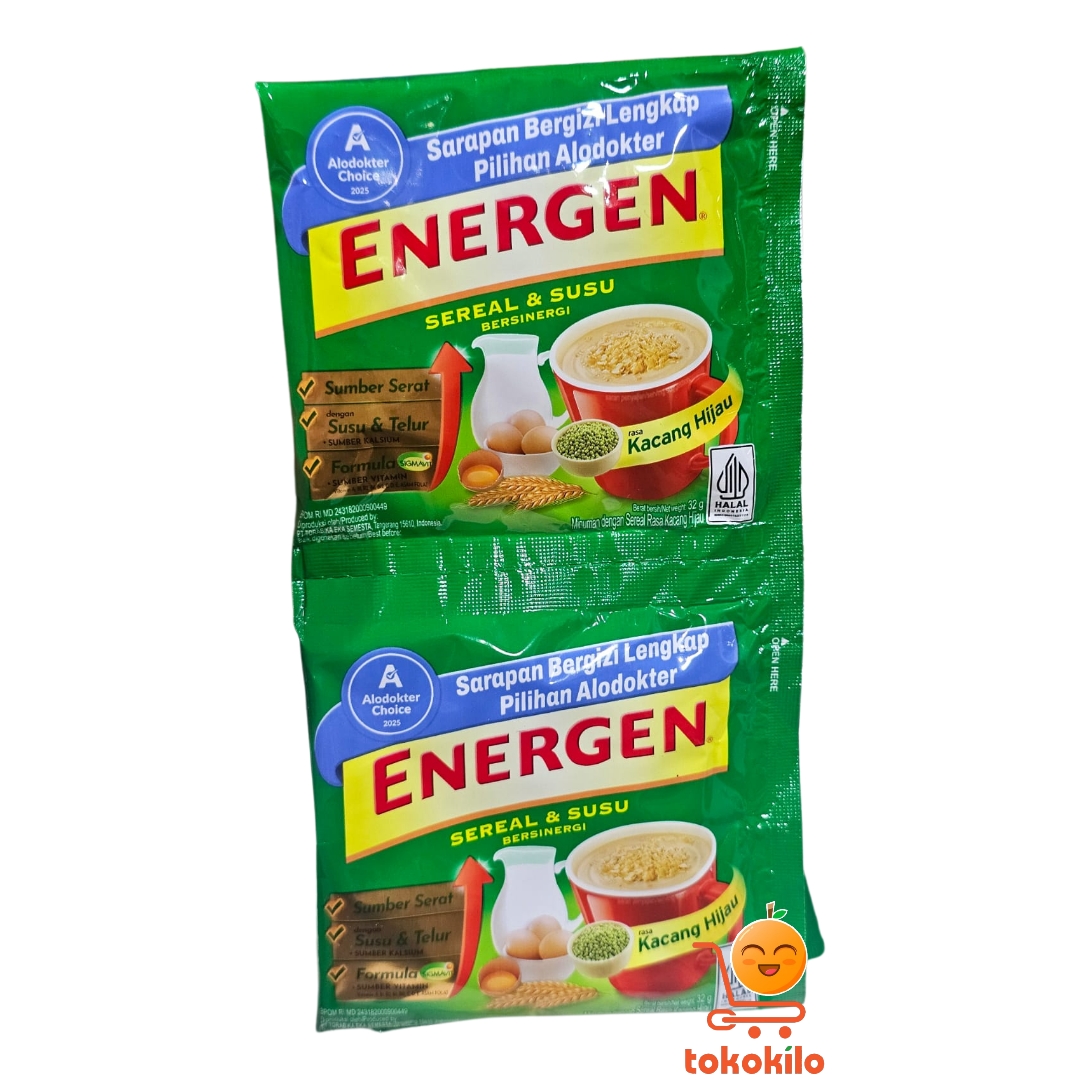 Energen Rasa Kacang Hijau 32gr ( 1Pack x 5bks )