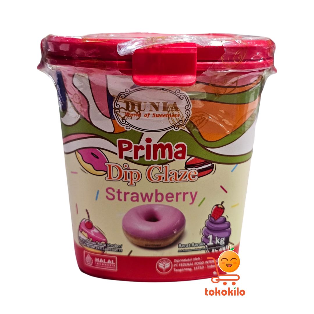Dunia Prima Dip Glaze Strawberry Selai 1kg