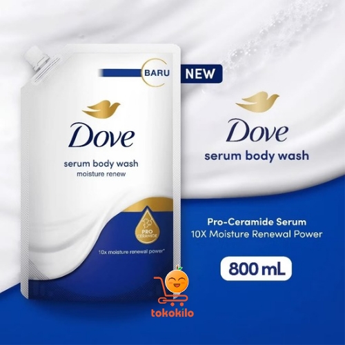 Dove Serum Body Wash Moisture Renew 800ml