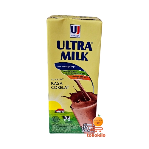 Susu UltraMilk Rasa Coklat 250ml, 1000ml