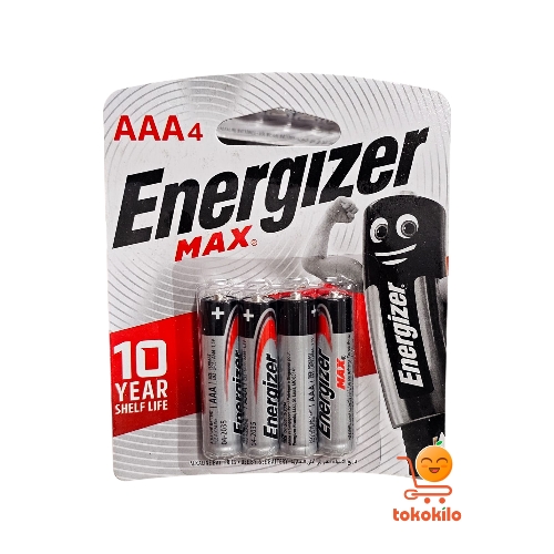 Baterai Energizer MAX ukuran AA Sedang dan AAA Kecil