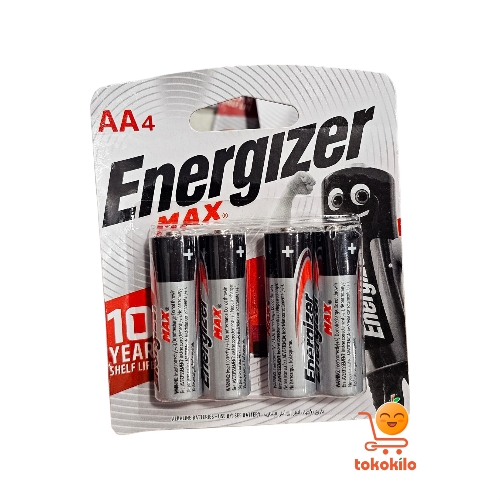 Baterai Energizer MAX ukuran AA Sedang 
