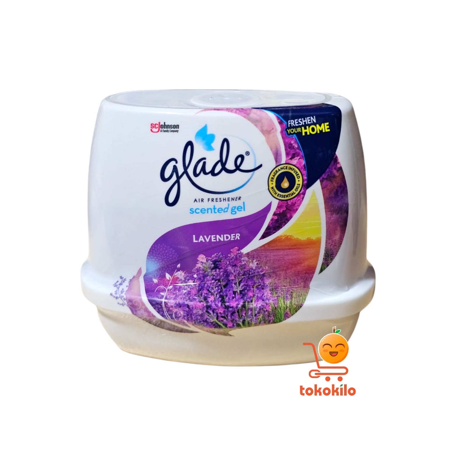 Pengharum Ruangan Glade Scented Gel Lavender 180gr