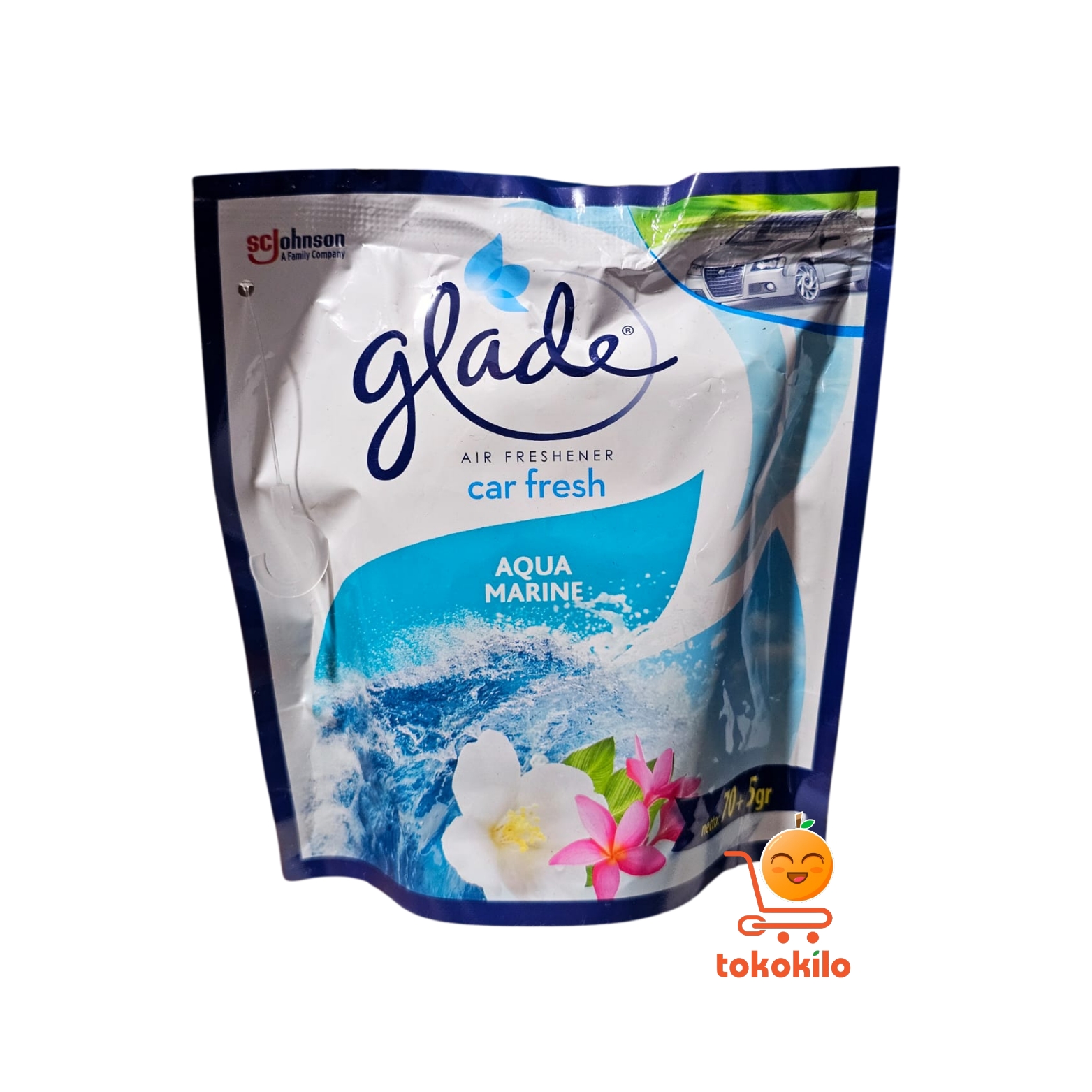 Pengharum Mobil Glade Fresh Aqua Marine 75gr