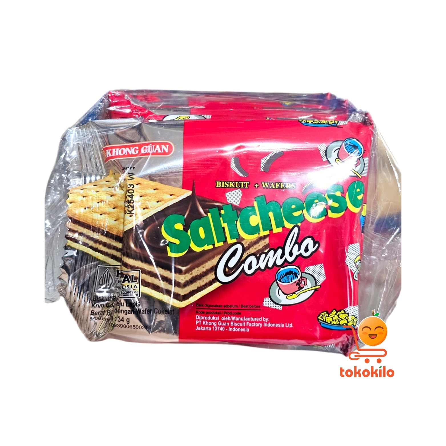 Khong Guan Saltcheese Combo Roti(1Pack X 10bks)
