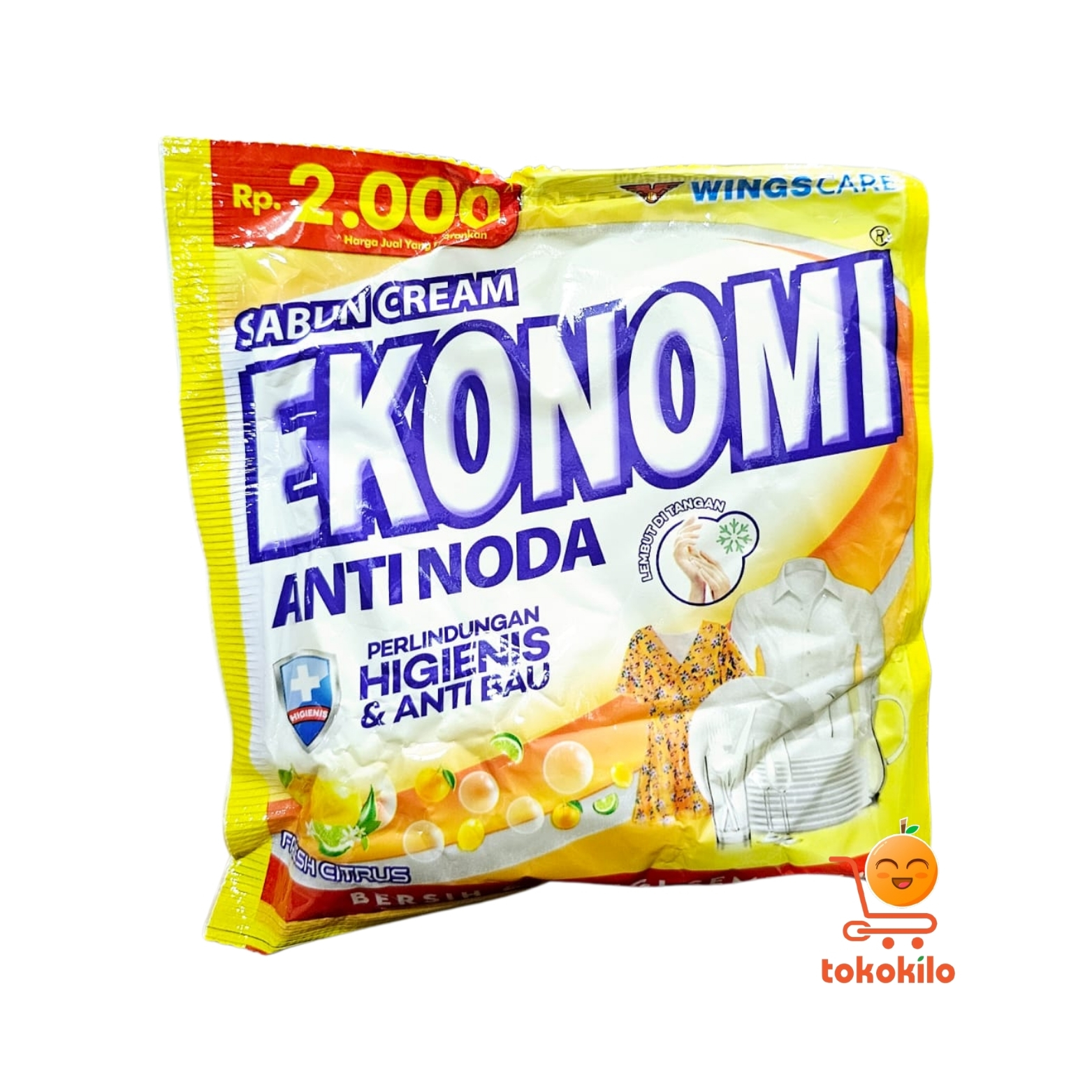 Ekonomi Sabun Cream Colek Fresh Citrus 145gr ,380gr
