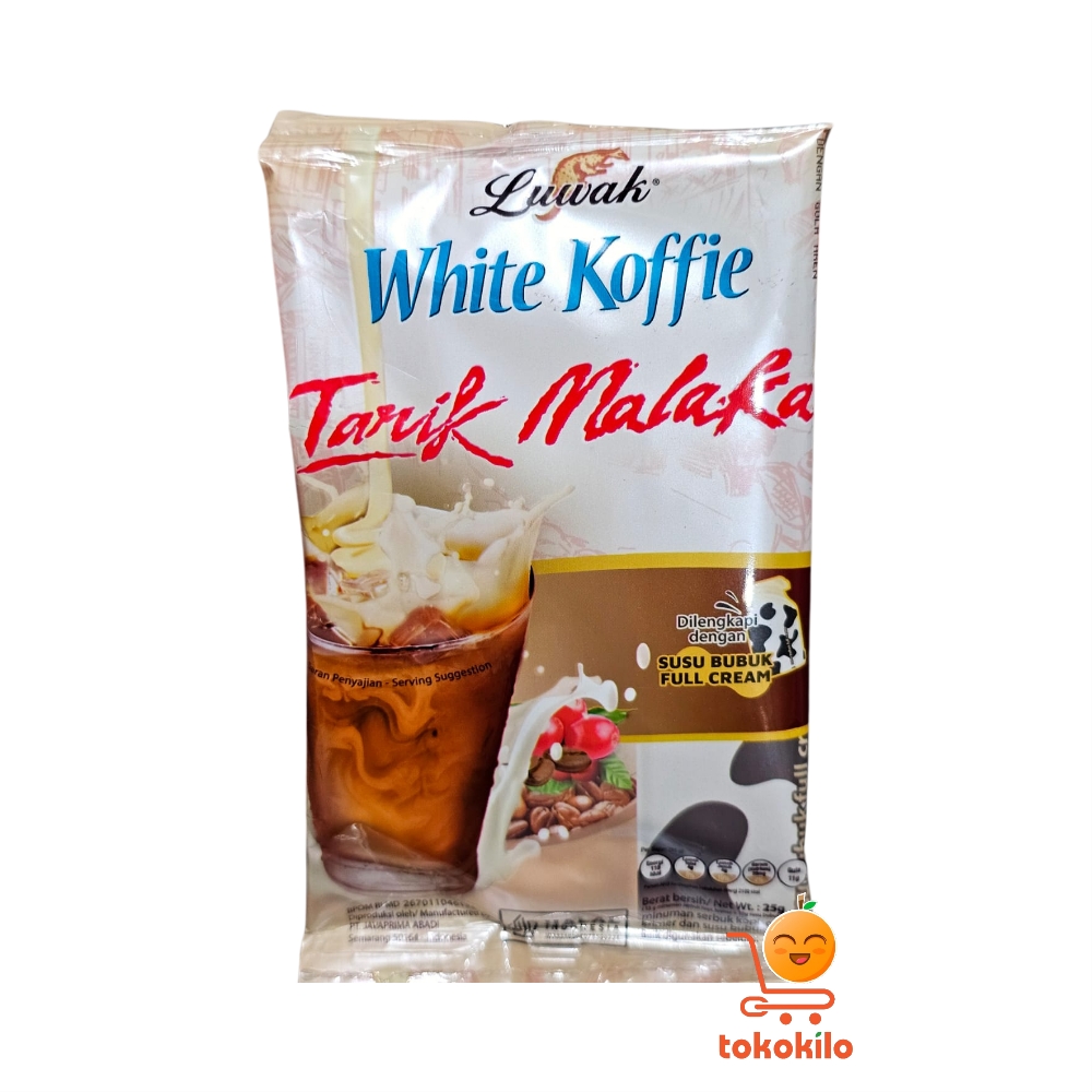 Luwak White Koffie Tarik Malaka 25gr (1pack X 5pcs)