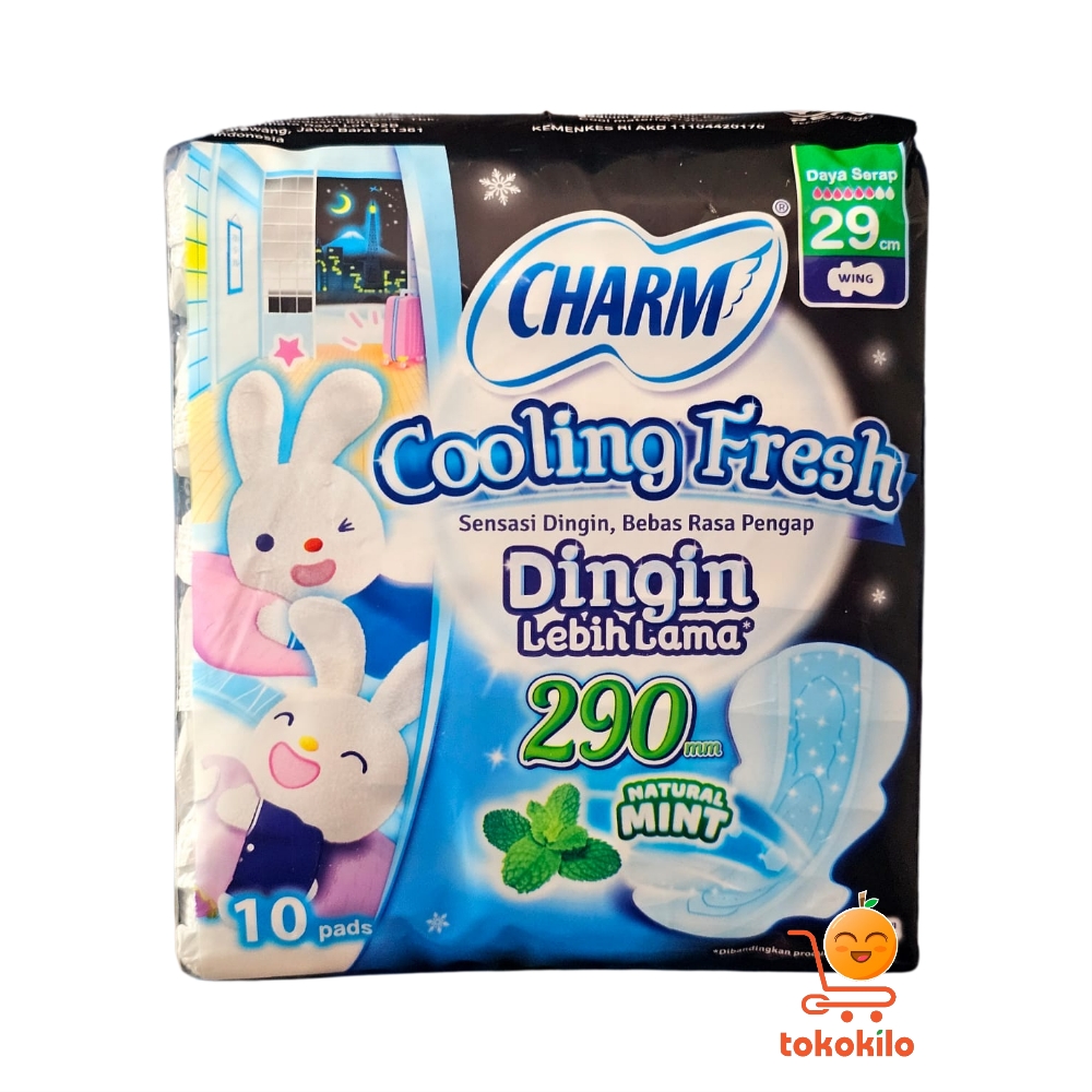 Charm Pembalut Wanita Cooling Fresh Dingin 