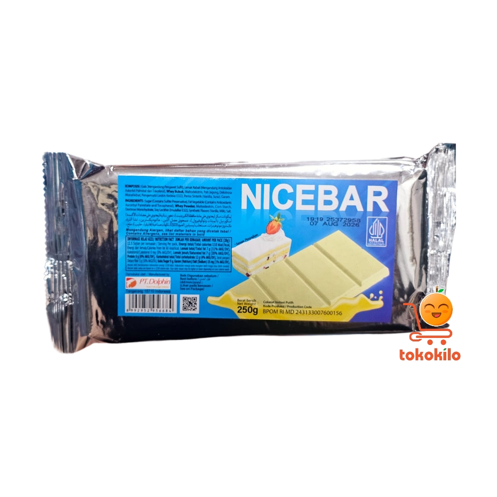 Nicebar White Chocolate Compound 250gr