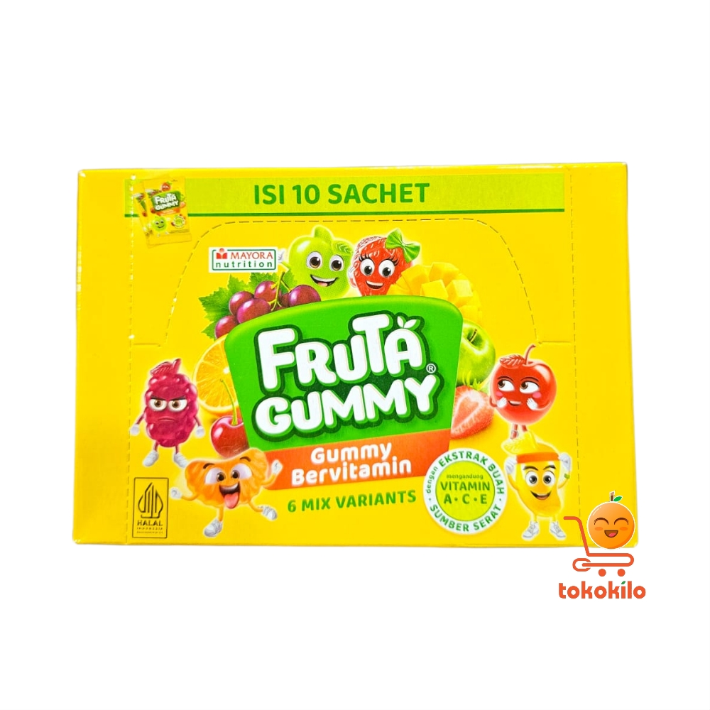 Permen Kenyal Fruta Gummy 250gr