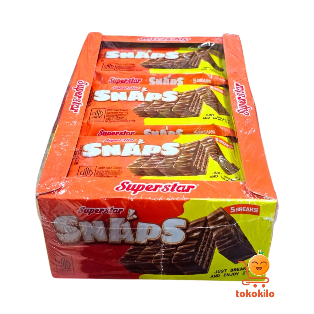 Wafer Coklat Superstar Snaps 336gr