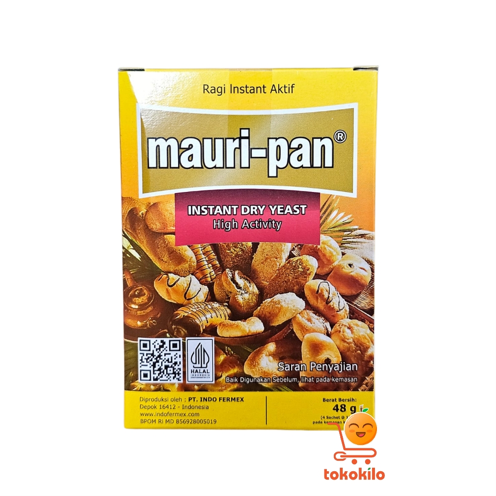 Mauripan Instant Dry Yeast 12gr (1 Box X 4 pcs)