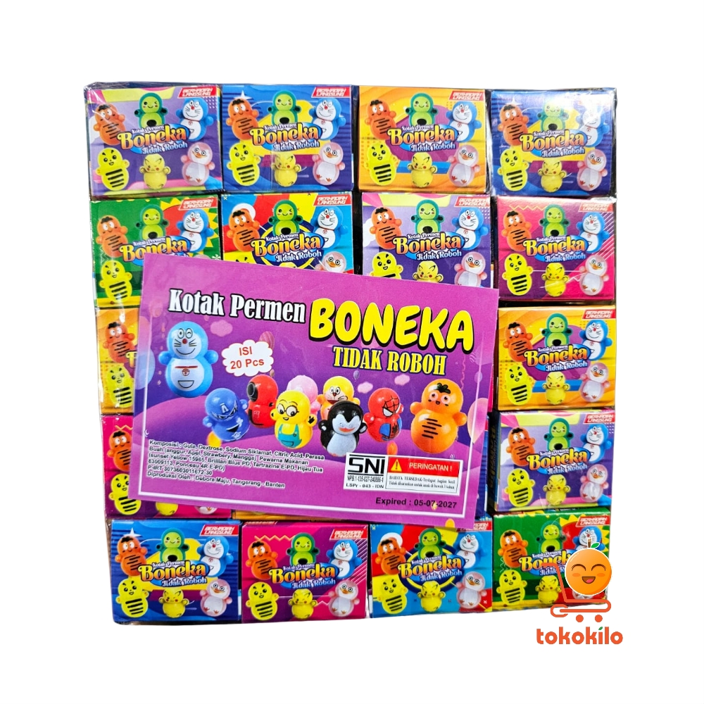 Mainan Kotak Permen Boneka Tidak Roboh (1 pack x 20 pcs)