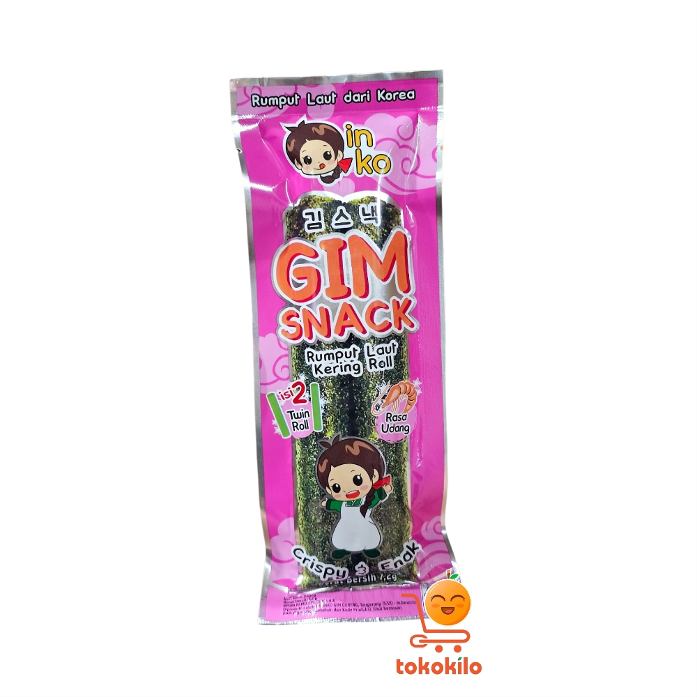  Snack Rumput Laut Inko Gim Rasa Udang 86,4gr