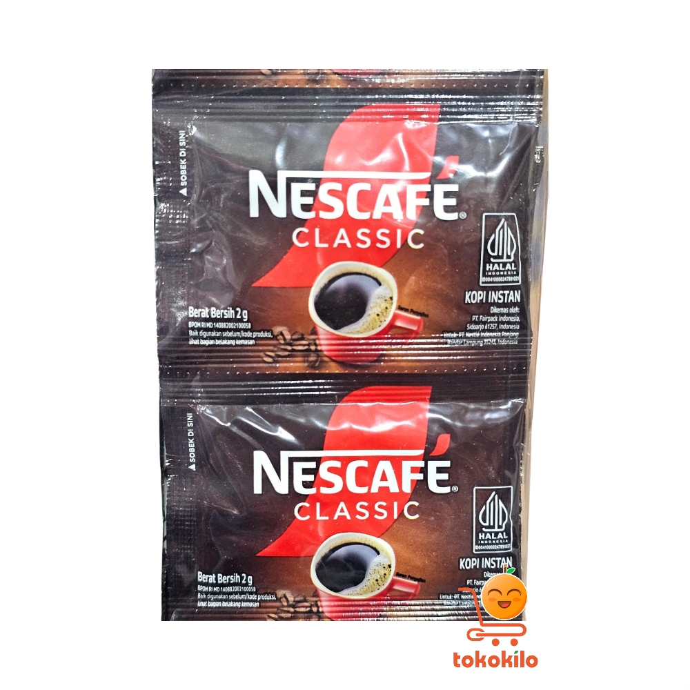 Nescafe Classic Sachet 2gr (1 Renteng X 10bks)